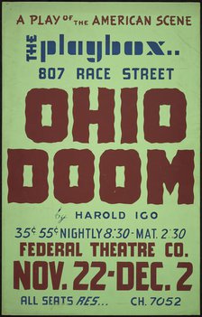 Ohio Doom, Cincinnati, OH, 1938. Creator: Unknown.