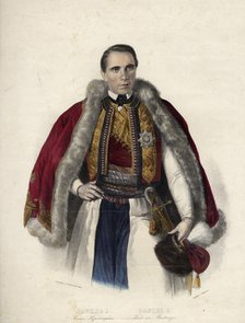 Danilo I (1826-1860), Prince of Montenegro, 1853. Artist: Anonymous  