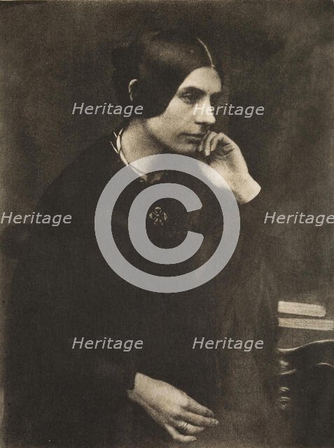 Lady in Black, between 1843 and 1847. Creator: David Octavius Hill.
