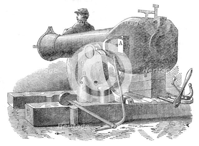 The Cavalli Cannon at the Florence Exhibition, 1861. Creator: Unknown.