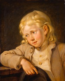 Half-length Portrait of a Boy, 18th century. Creator: Georg Melchior Kraus.