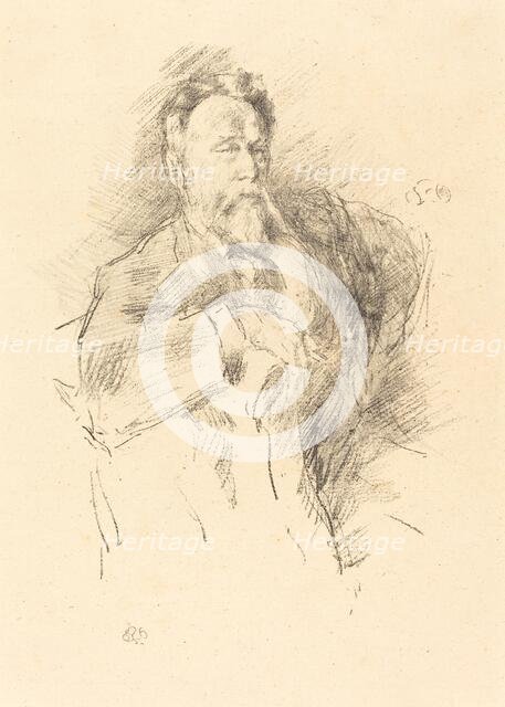 Sketch of William E. Henley, 1896. Creator: James Abbott McNeill Whistler.