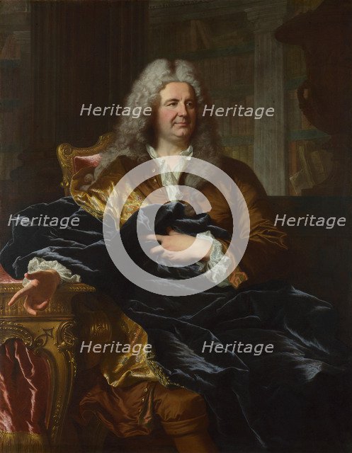 Portrait of Antoine Pâris, 1724. Artist: Rigaud, Hyacinthe François Honoré (1659-1743)