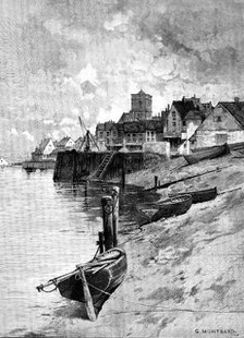 A Fishing Village in Brittany, 1895. Creator: Unknown.