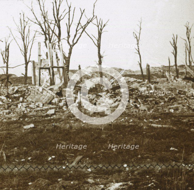 By the Tavannes Fort, Verdun, northern France, c1914-c1918. Artist: Unknown.