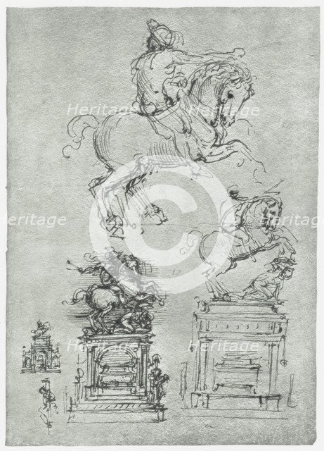 'Trivulzio Monument', c1511. Artist: Leonardo da Vinci