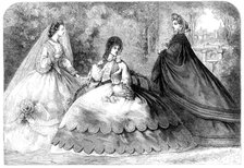 Paris fashions for August, 1862. Creator: Unknown.