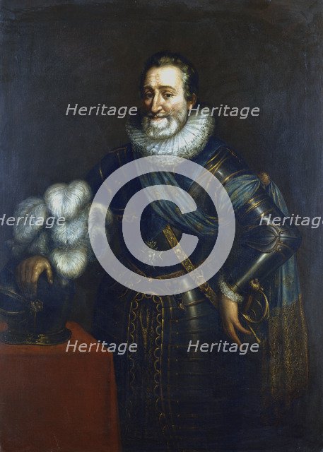 Henry IV, first Bourbon King of France, c1589-1610. Artist: Jacob Bunel