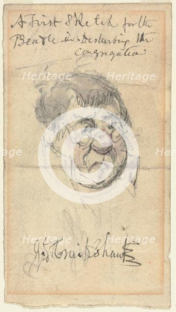 The Beadle. Creator: George Cruikshank (British, 1792-1878).