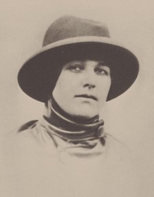 Portrait of Larissa Reisner (1895-1926). Creator: Anonymous.