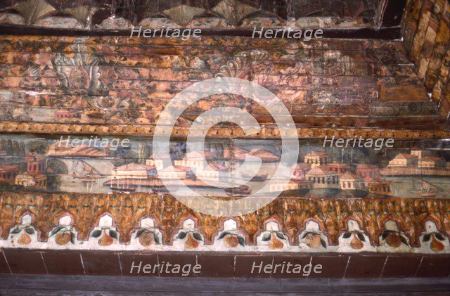 Coptic Fresco of the River Nile, c6th-7th century. Artist: Unknown.