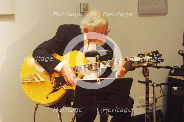 Dave Moorwood, The Pete Allen Band, Deanwood Park Golf Club, Newbury, Berks, 10th Oct. 2021. Creator: Brian O'Connor.