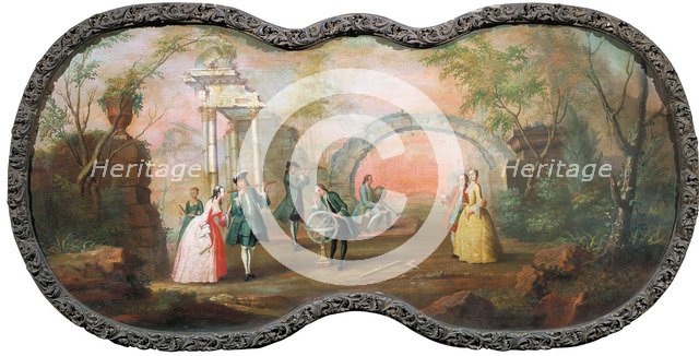 Astronomy, 1754. Artist: Sukhodolsky, Boris Vasilyevich (active Mid of 18th cen.)