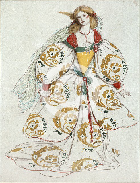 Costume Design, c1850-1880. Artist: Charles S Ricketts.