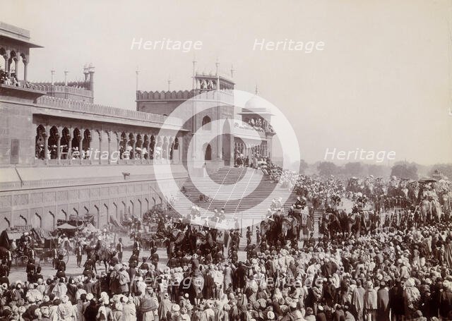 State entry into Delhi, India, 1902. Creator: Unknown.