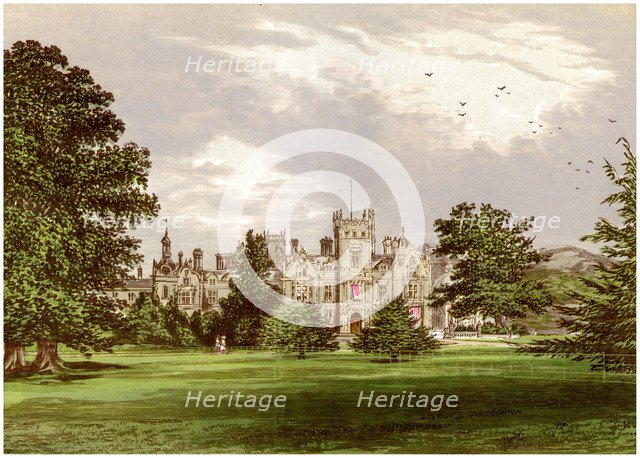 Preston Hall, Kent, home of the Brassey family, c1880. Artist: Unknown