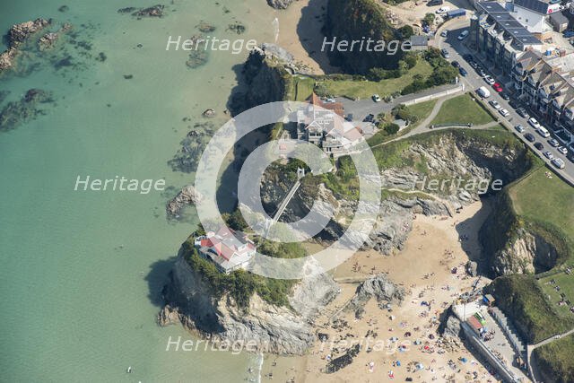 Boutique house on The Island, Towan Beach, Newquay, Cornwall, 2016. Creator: Damian Grady.