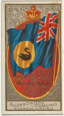 West Australia, from Flags of All Nations, Series 2 (N10) for Allen & Ginter Cigarettes Br..., 1890. Creator: Allen & Ginter.