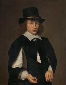 Portrait of Dirck Hendrick Meulenaer (1620-in or after 1649 ?), c.1645. Creator: Paulus Hennekyn.
