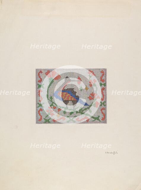 Beaded Purse, c. 1938. Creator: Cornelius Christoffels.