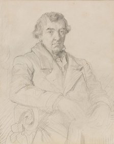 Portrait of Admiral Baron Guy-Victor Duperré, between 1840 and 1856. Creator: Theodore Chasseriau.