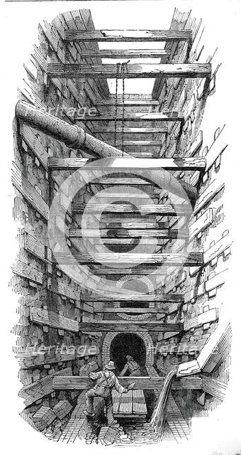 The Fleet-Street sewer, 1845. Creator: Unknown.