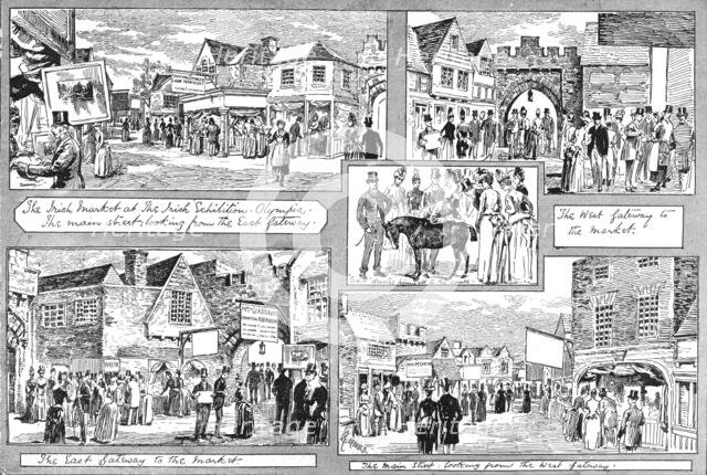 ''The Fancy Fair at the Irish Exhibition, Olympia', 1888. Creator: Unknown.