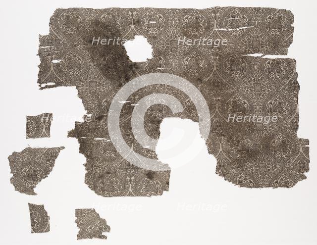 Ogives with Winged Quadrupeds and Peacocks, 1526-1955. Creator: Unknown.