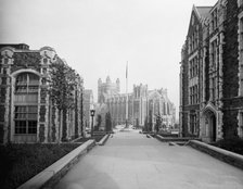 College of the City of New York, west entrance, c.between 1910 and 1920. Creator: Unknown.