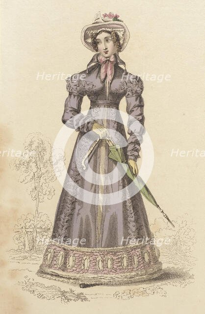 Fashion Plate (Carriage Dress), 1824. Creator: John Bell.