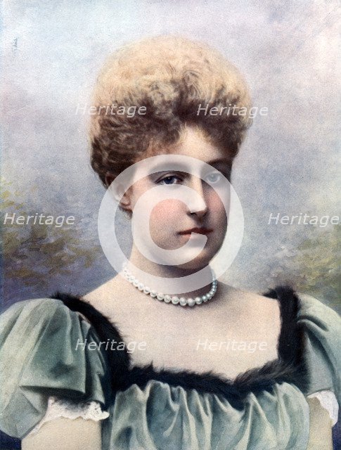 Helene d'Orleans, the Duchess of Aosta, late 19th-early 20th century. Artist: Unknown