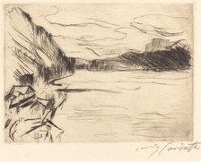 Am Walchensee (On Walchen Lake), 1923. Creator: Lovis Corinth.