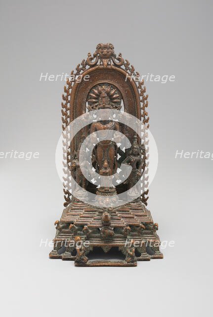 Sun God Surya on His Chariot, Pala period, 10th/12th century. Creator: Unknown.