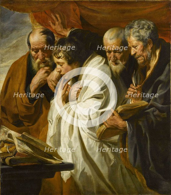 The Four Evangelists. Artist: Jordaens, Jacob (1593-1678)