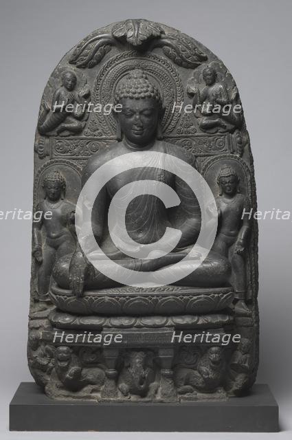 Buddha Calling on Earth to Witness, 800s. Creator: Unknown.