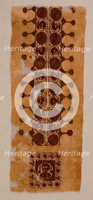 Neck and Shoulder Decoration from a Tunic, late 400s - 500s. Creator: Unknown.