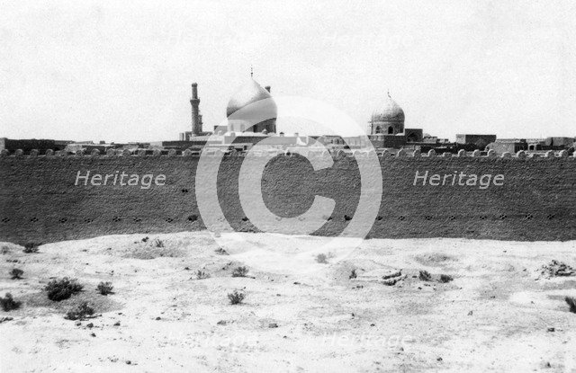 Golden dome of the Samarra mosque, Mesopotamia, 1918. Artist: Unknown
