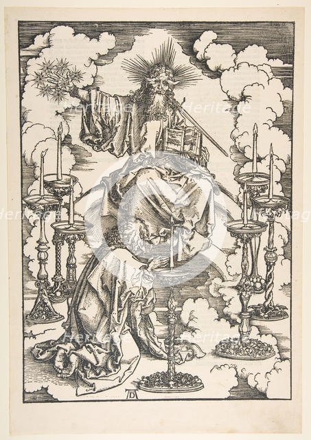 The Vision of the Seven Candlesticks, from The Apocalypse.n.d. Creator: Albrecht Durer.