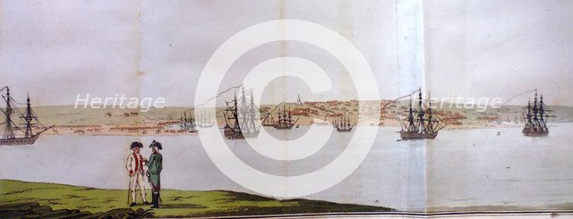 Port of Sevastopol. From Travels through the southern provinces of the Russian empire in 1793 and 1 Artist: Tardieu, Pierre François (1752-1798)