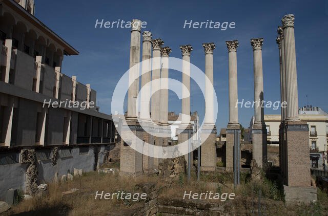 Ancient Roman Temple, Cordoba, Spain, 2023. Creator: Ethel Davies.