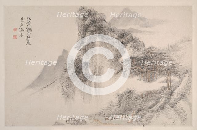 Landscapes in the Manner of Song and Yuan Masters, 1667. Creator: Yun Shouping.