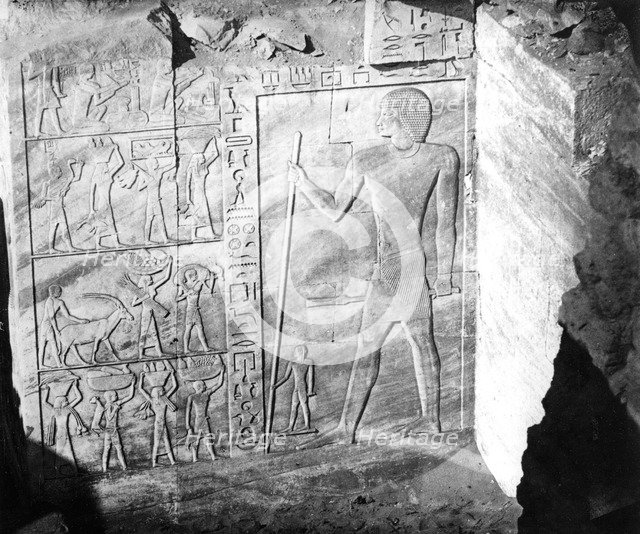 Egyptian hieroglyphs, Egypt, 1863-1864. Artist: Emmanuel Rouge