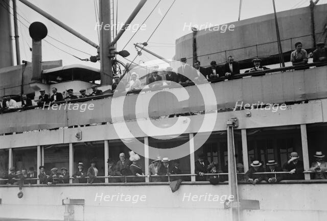 On the Imperator, 1913. Creator: Bain News Service.