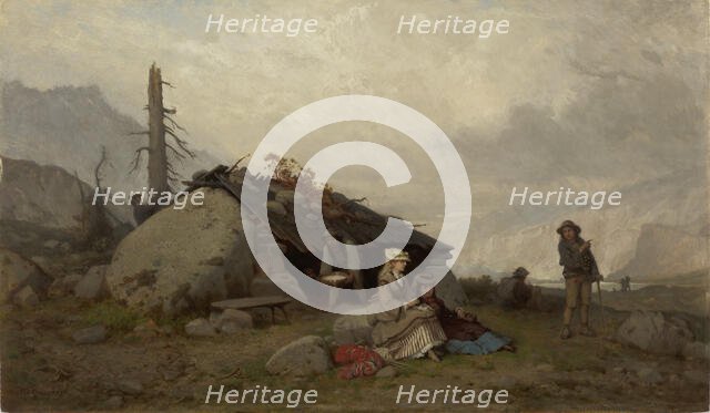 Trip in the Tatra Mountains, 1873. Creator: Aleksander Kotsis.