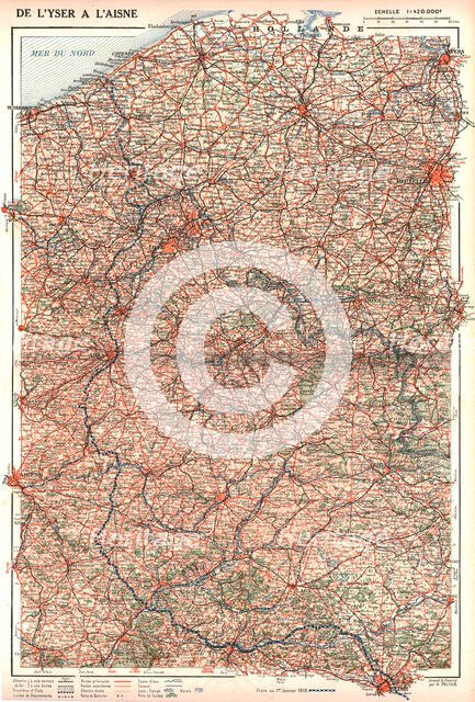 ''La Bataille de la Somme; De L'Yser a L'Aisne', 1916. Creator: Unknown.