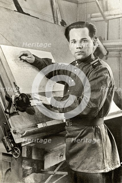 Mikhail Timofeyevich Kalashnikov, 1940s.