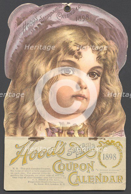 Hood's Sarsaparilla, 1898. Artist: Unknown