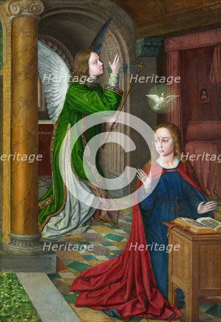 The Annunciation, 1490/95. Creator: Jean Hey.
