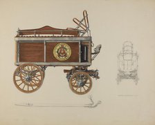 Bottler's Wagon, c. 1937. Creator: Donald Humphrey.