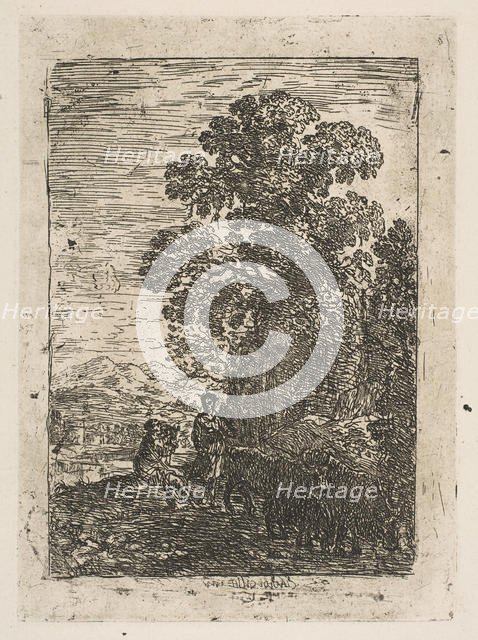 The Herdsman and the Shepherdess, ca. 1630. Creator: Claude Lorrain.